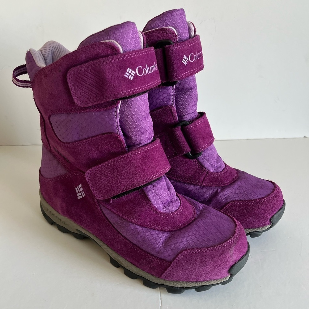 Columbia Parkers Peak Purple Snow Boots Youth 5Y / Women's 6W - Picture 9 of 9